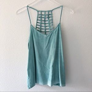 RVCA caged back top
